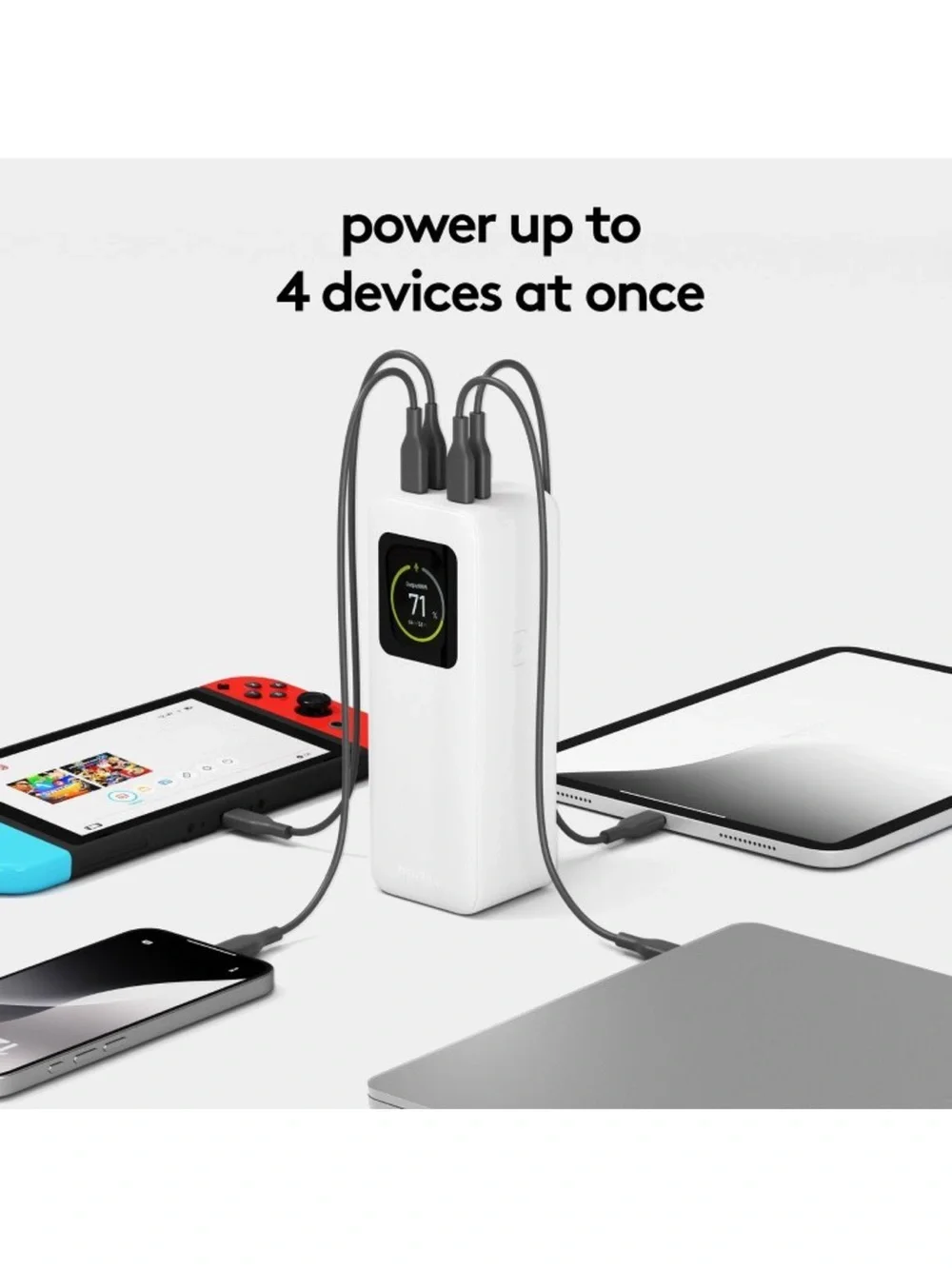 25200mAh Power Bank with 225W Output heyday™ White